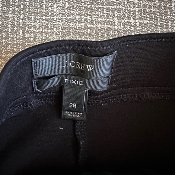 J Crew Pixie Skinny Black Pants size 2 - Picture 3 of 12